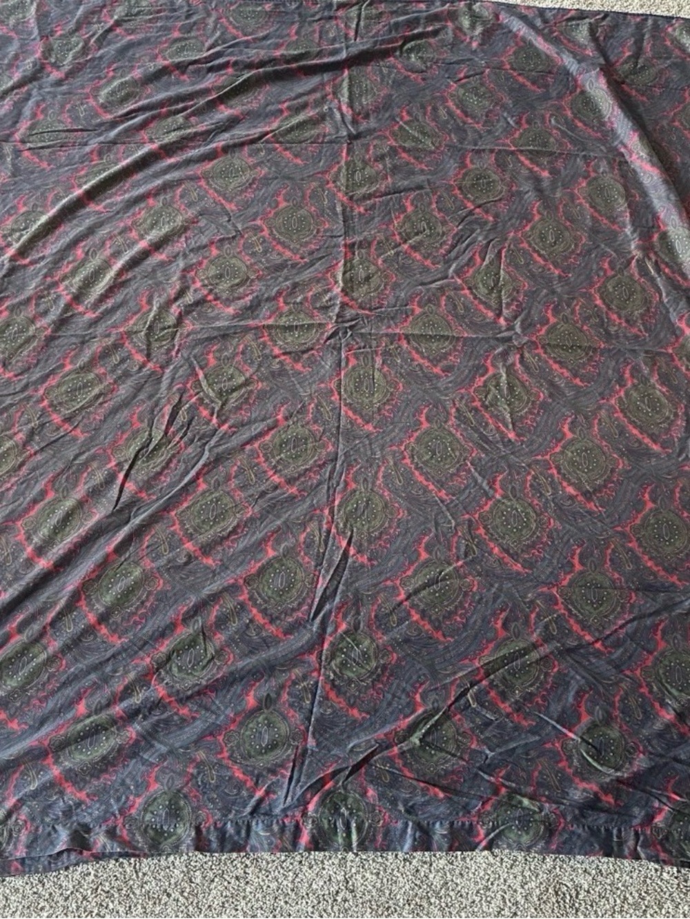 Vintage Ralph Lauren Paisley King Duvet Made in France Rare - Picture 5 of 7